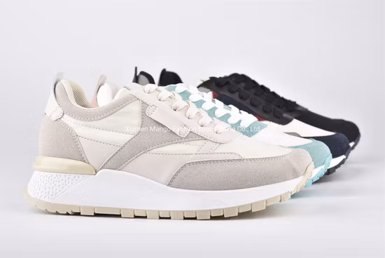 Newly Designed Women Wedge Sneaker Injection Sneaker Shoes for Woman Walking Shoes