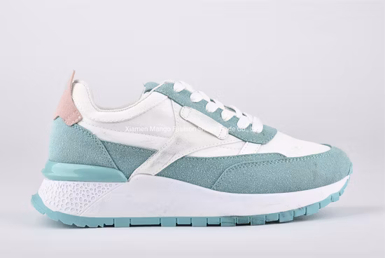 Newly Designed Women Wedge Sneaker Injection Sneaker Shoes for Woman Walking Shoes