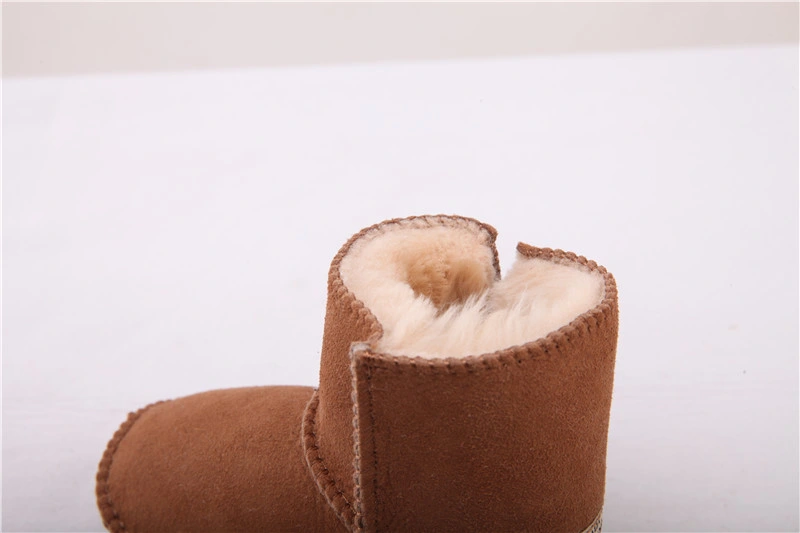 Super Soft Lambskin Fur Baby Shoes Shearling Genuine Natural Wool for Toddlers
