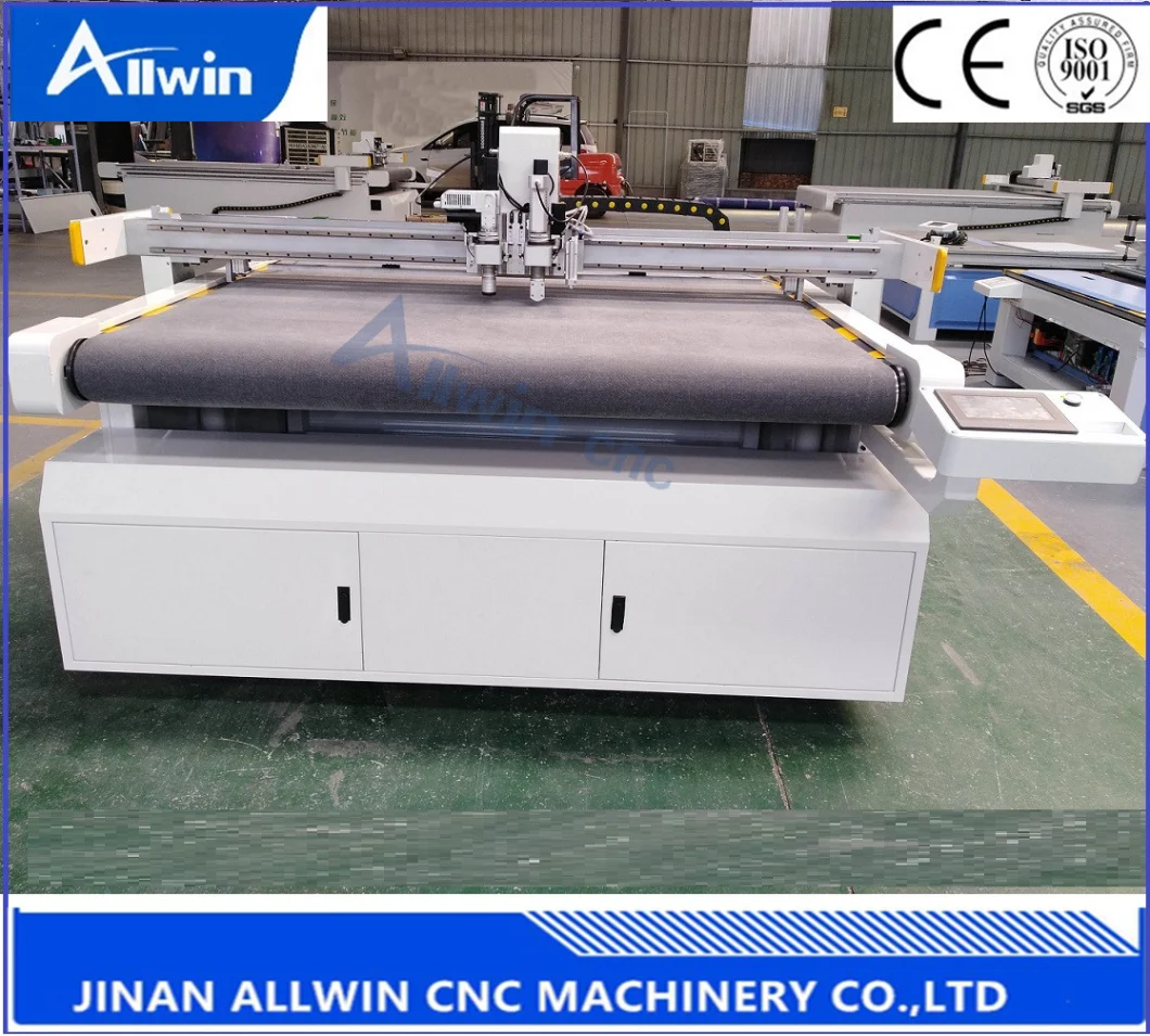 Automatic Knife Leather Fabric Textile Cloth Material Cutting Rubber Asbestos Cork PTFE Gasket CNC Cutter Cardboard Box Making Machine Digital Flatbed Plotter