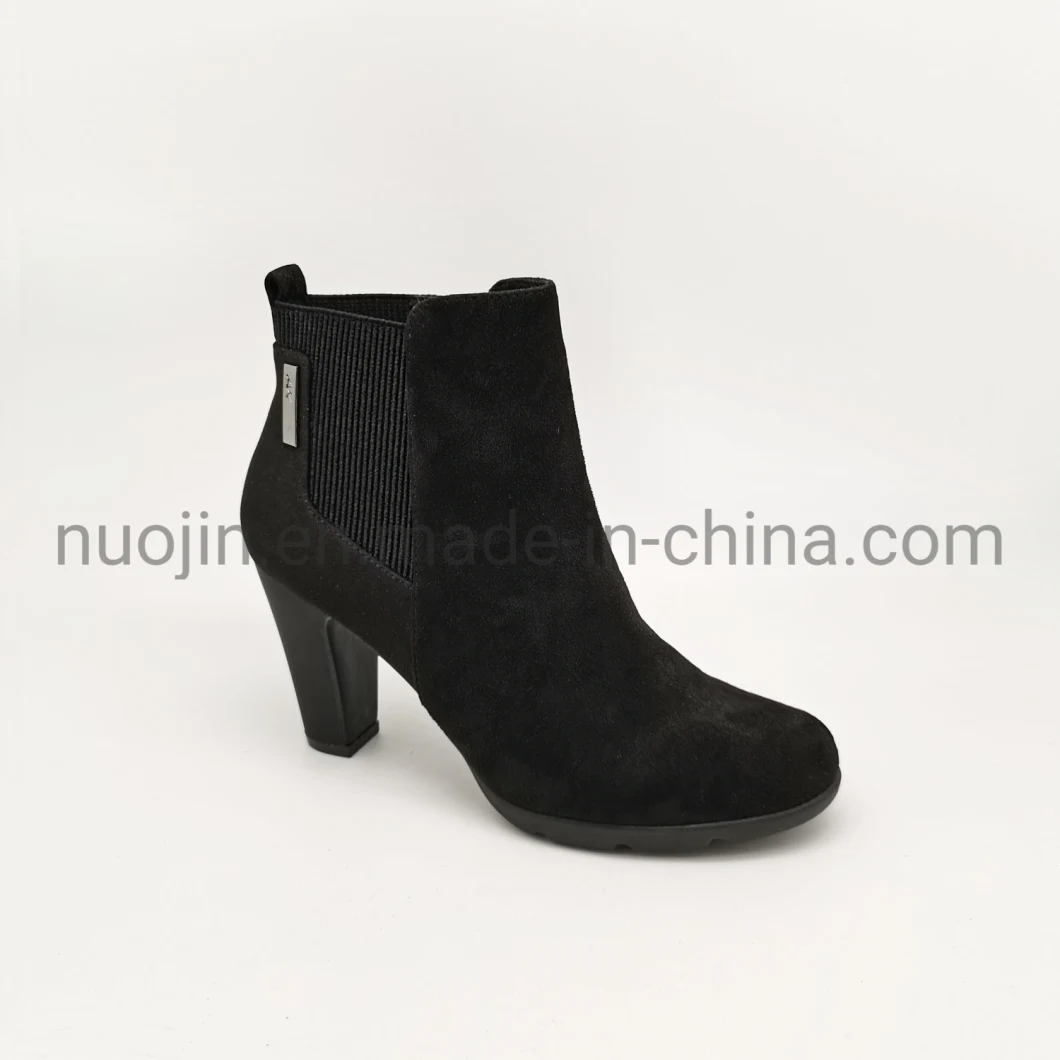 Thick Heel Short Custom Made Boots Women Shoes High Heels Zipper New Ladies Formal Luxury Boot