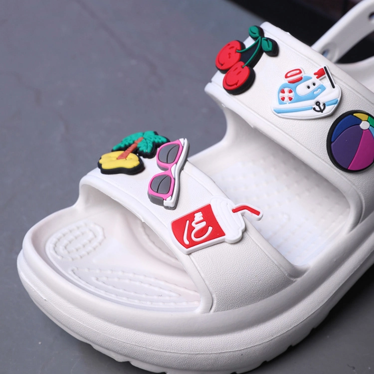 Hot Selling Light Weight Durable EVA Thick Sole Platform Women Summer Beach Sandals Slides