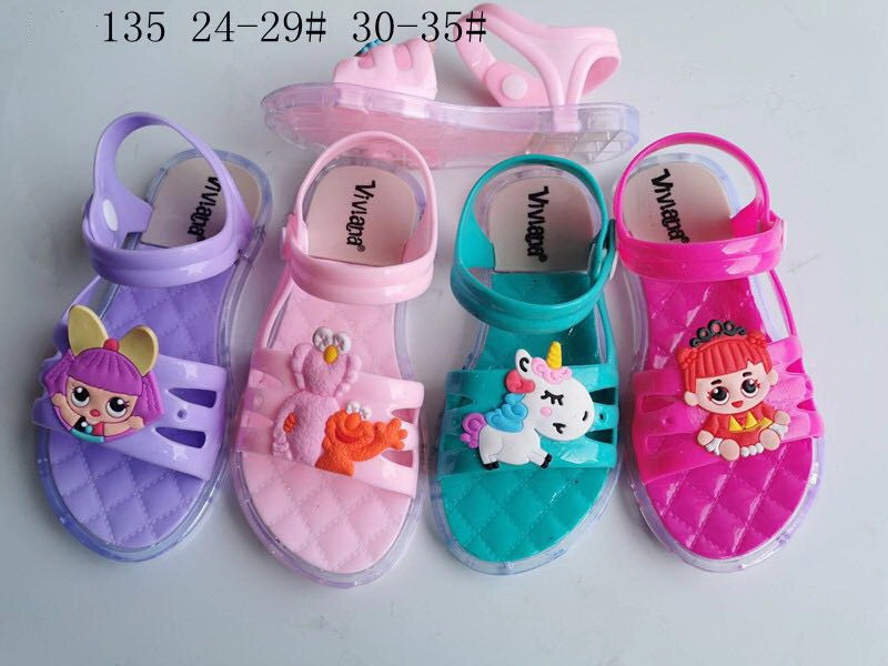 EVA Sole PVC Upper Children&prime; Shoes Colorful Sandal