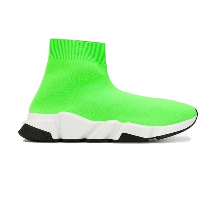 2020 New Sock Shoe New Air Wool Knit Speed Trainer Fashion Sexy Knitted Elastic Sock Boots Men Women Casual Summer Sneakers Jogging Walking