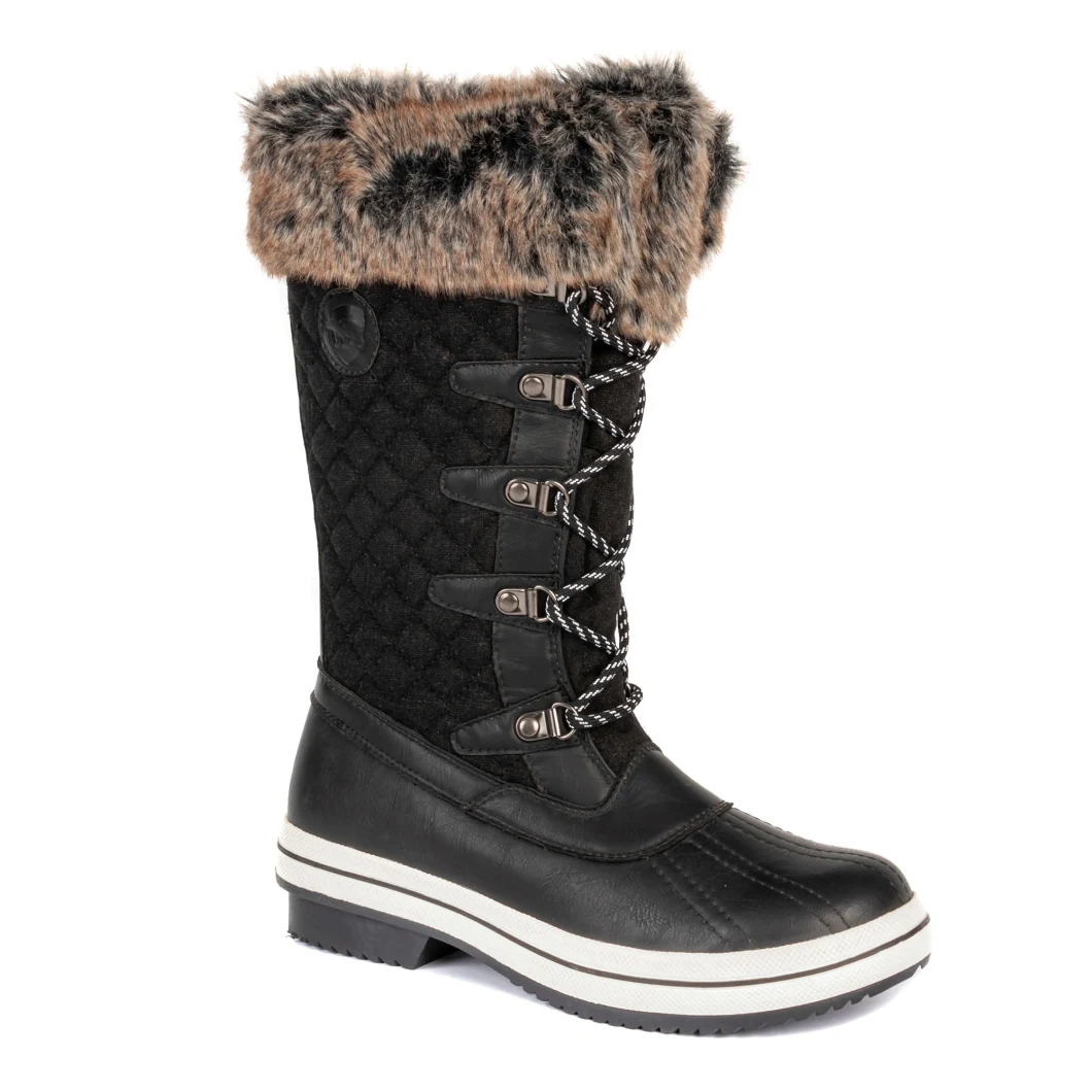 Felt Cloth Fur Boots Warm Winter Shoes Women Snow Boots