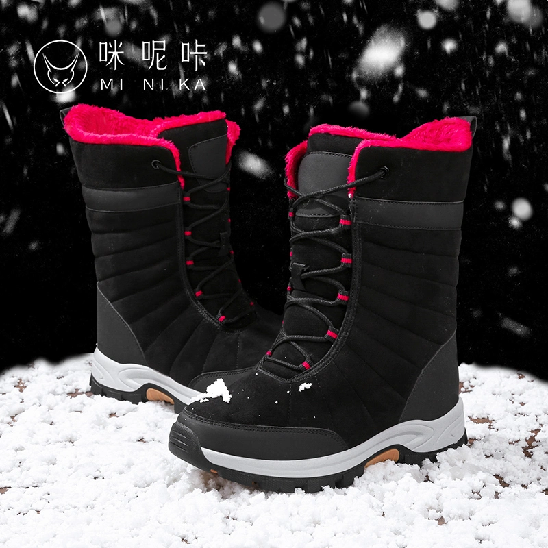 Hellosports Warm Women&prime; S Snow Boots Thigh High Wholesale Fur Boots Women&prime; S Winter Footwear Long Boots for Women