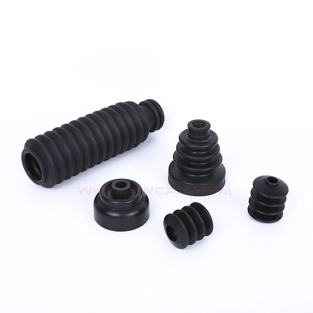 Low Volume Injection Molding Dust Proof Rubber Bellow / Rubber Boots for Auto