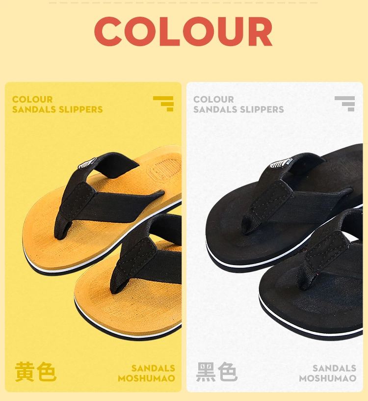 Wholesale Kids&prime; Anti-Slip Flip Flops Shoes Children Thick Sole EVA Sole Sandals Toddler Outdoor Extremely Comfy Cushioned