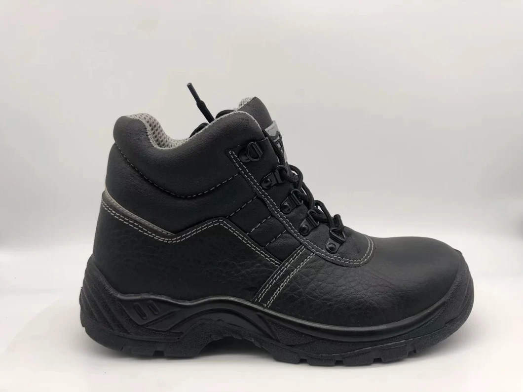 Industrial Safety High Boot with Double PU Injection Outsole