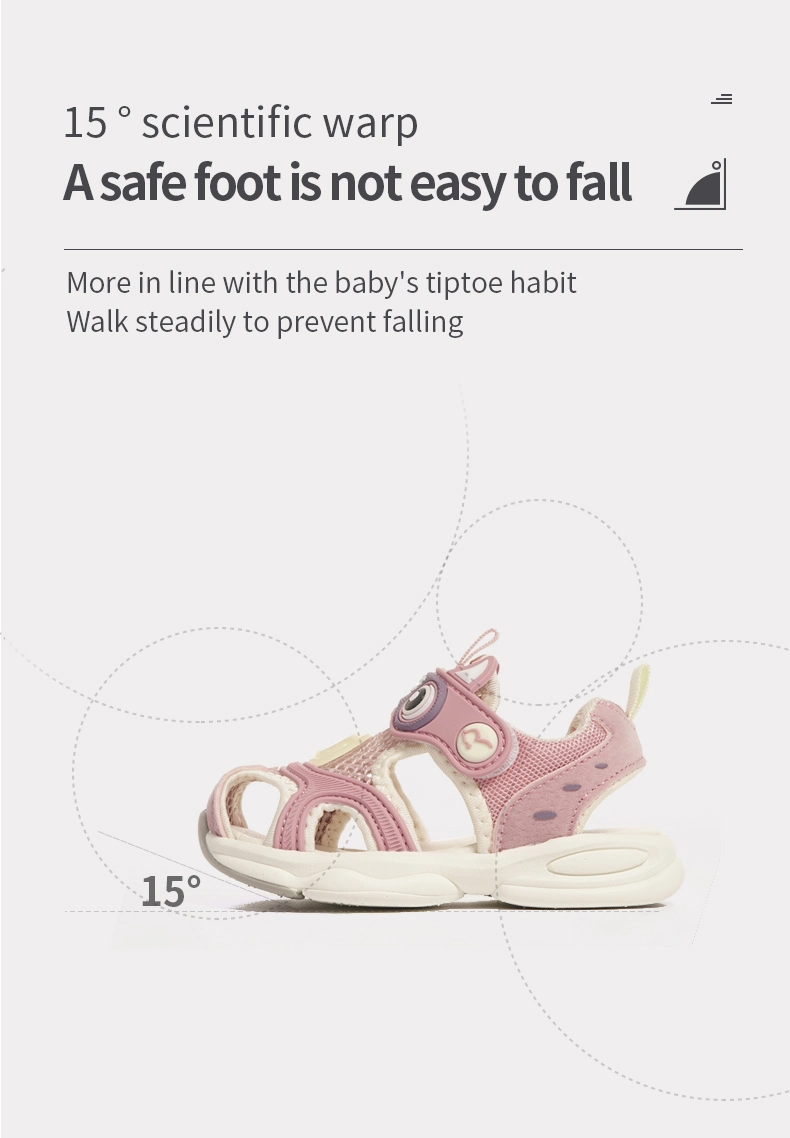 Summer Light Weight Comfortable Child Shoes EVA Sole Girls Sandals