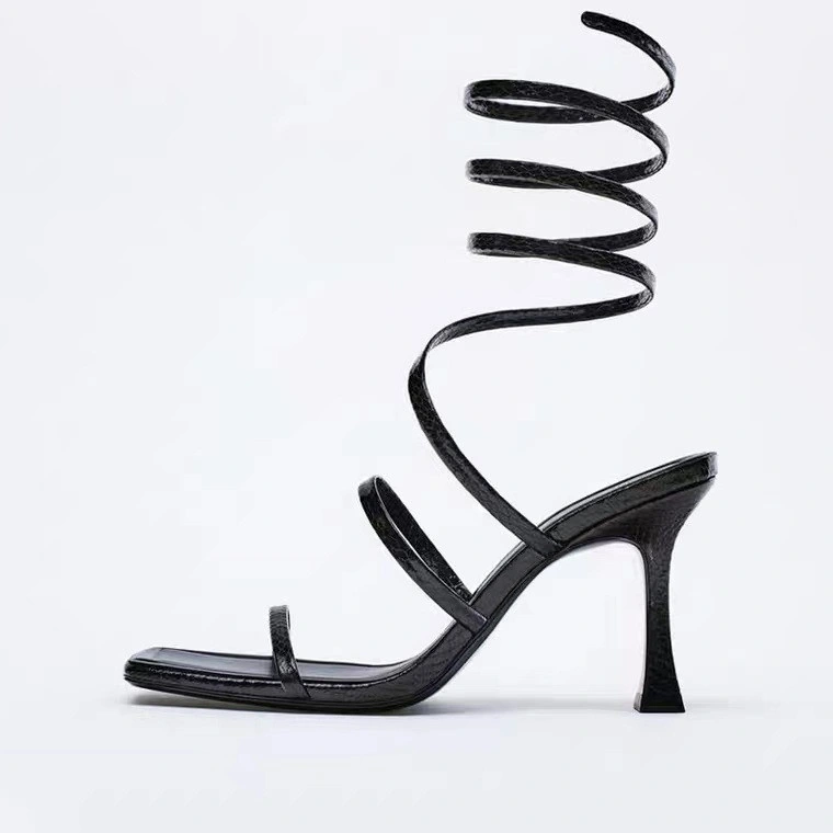 Custom Made Spring Strappy High-Heeled Sandals