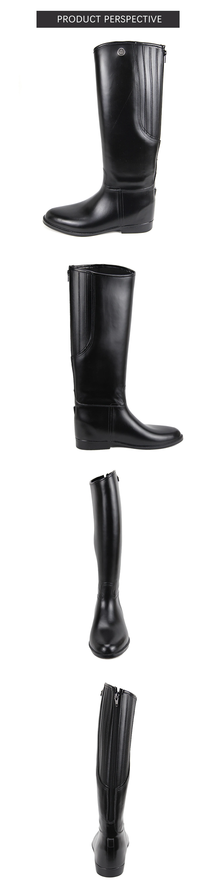 Wholesale Trendy Women Rain Boots Skidproof Wellies Outdoor Riding Boots