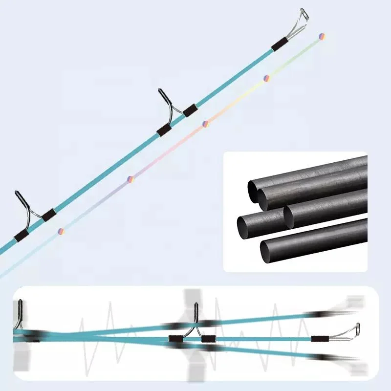 Carbon Parts Slow Jigging Spinning Rod Bait 200-400g Rowing Pole