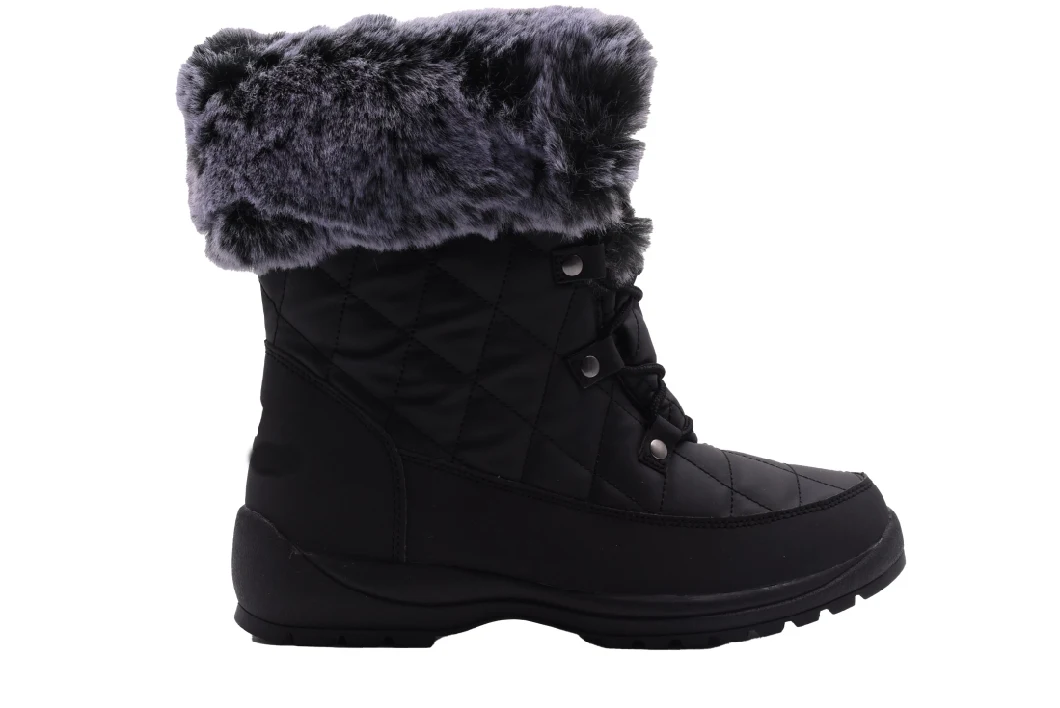 Warm Winter Snow Boote for Women Momory Foam Insole Insulated Material Lining Boots