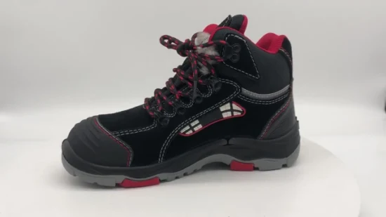 High Quality Industrial Safety Boot with Injection Rubber Outsole