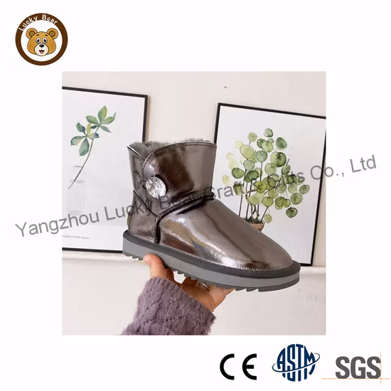 New Long Flat Lace-up Durable Outdoor Luxury Snow Boots Women Winter Boots