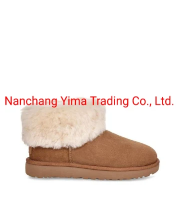Winter Classic Snow Boot Shoes Fashion Women Winter Sheepskin Boots Genuine Leather Boots Ladies Replicas Shoes Wholesale Market Bailey Winter Warm Ankle Boots