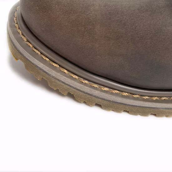 Frosted Leather Upper PU Injection Outsole Working Boots