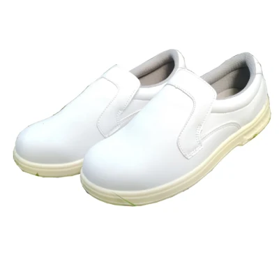 Toe Protection Cemented Men/Women Microfiber Injection White Shoes for Energy Supply