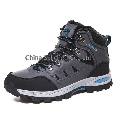 Large Size High Top Outdoor Mountaineering Wool Shoes