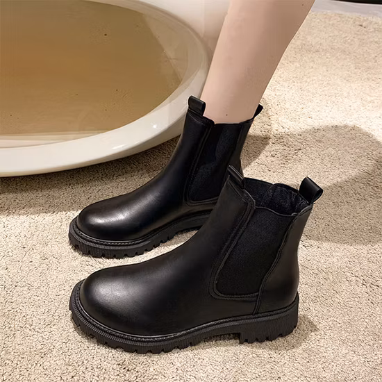 Newest Platform Leather Women Long Boots