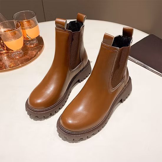 Newest Platform Leather Women Long Boots