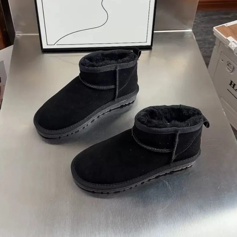 New Long Flat Lace-up Durable Outdoor Luxury Snow Boots Women Winter Boots