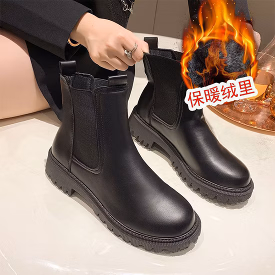 Newest Platform Leather Women Long Boots